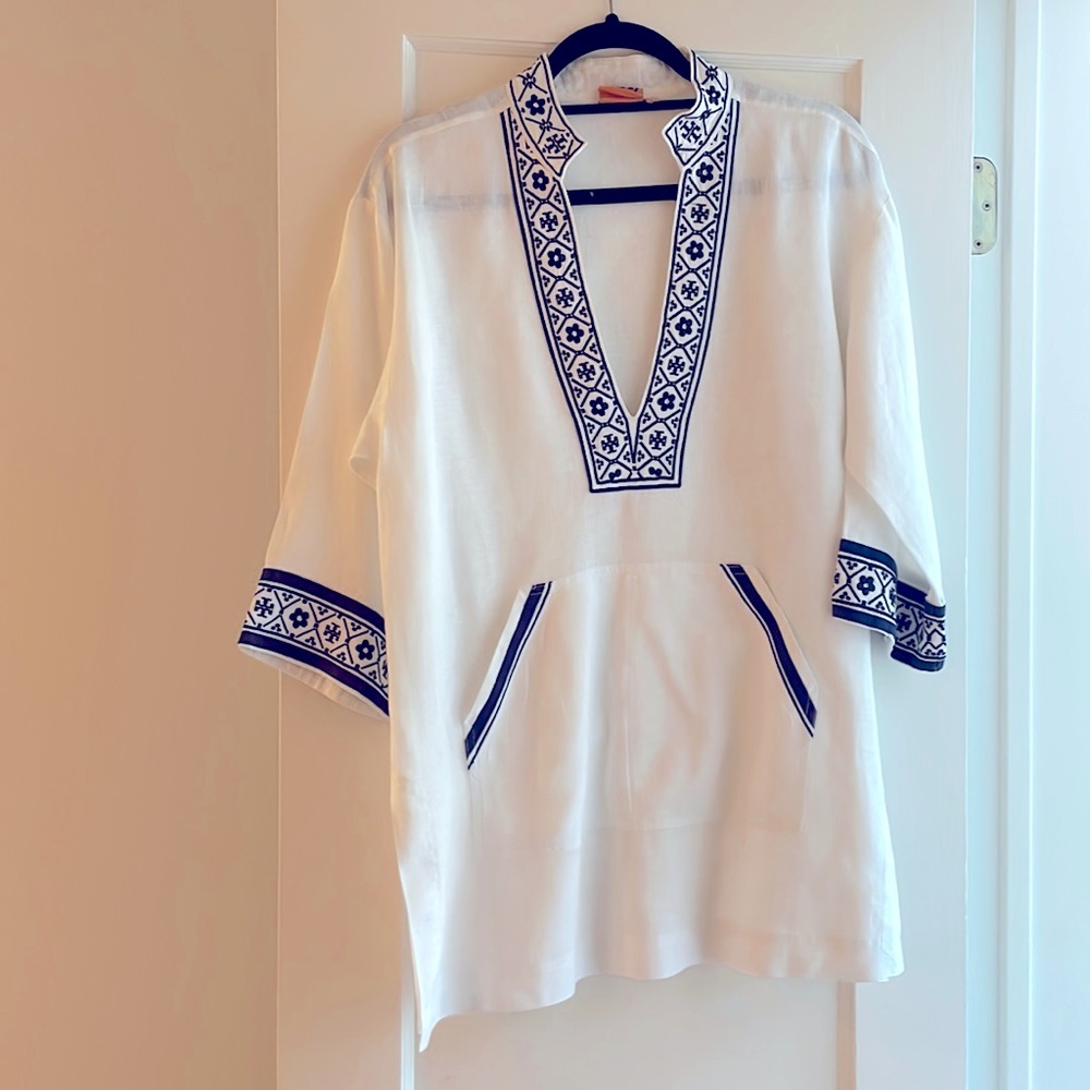 Tory Burch tunic swim coverup